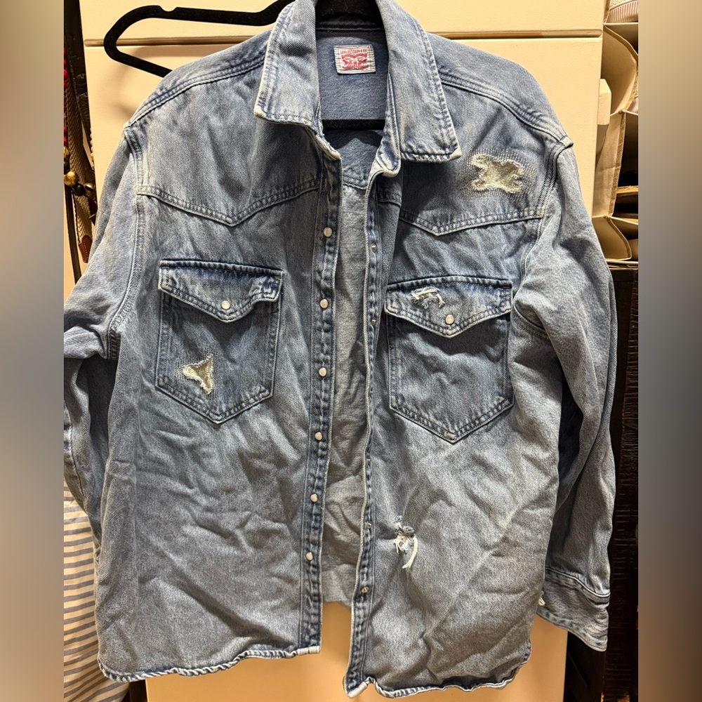 Levi’s 100% Cotton Denim Shirt/Jacket Size XXL